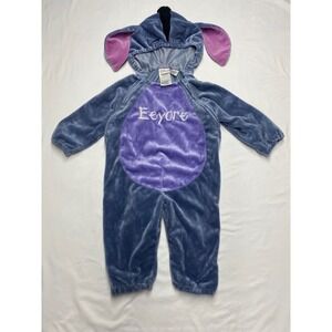 Vintage Disney Shopping Eeyore Costume Jumpsuit Blue Purple 12-18 Months
